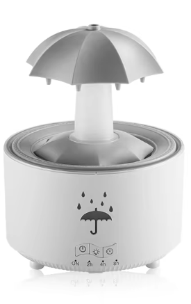 Humidificador relajante que simula la lluvia